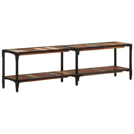 Meuble TV 150x30x41 cm Bois massif de récupération