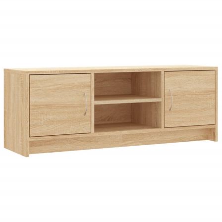 Meuble TV chêne sonoma 102x30x37,5 cm bois d'ingénierie