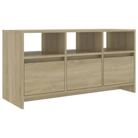 Meuble TV Chêne sonoma 102x37,5x52,5 cm