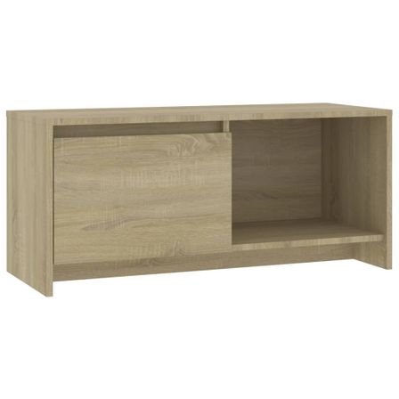 Meuble TV Chêne sonoma 90x35x40 cm