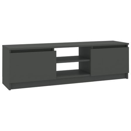 Meuble TV Gris 120x30x35,5 cm
