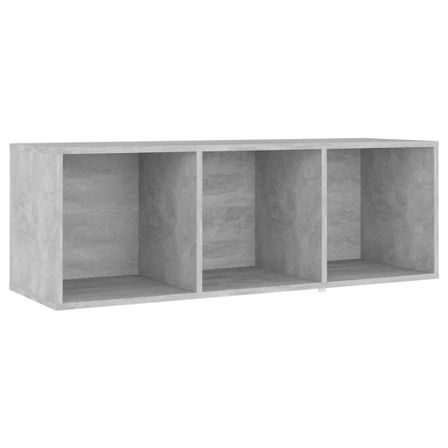 Meuble TV Gris béton 107x35x37 cm