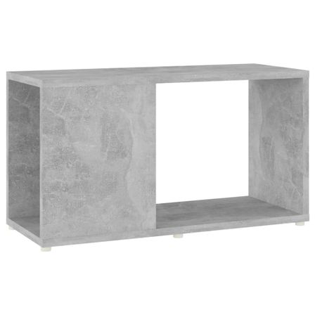 Meuble TV Gris béton 60x24x32 cm