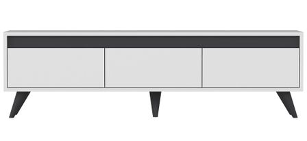 Meuble TV moderne 3 portes battantes Korpa 150 cm