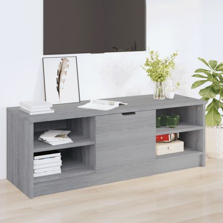 Meuble TV Sonoma gris 102x35,5x36,5 cm Bois d'ingénierie