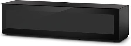 Meuble TV Studio 260 noir verre infrarouge