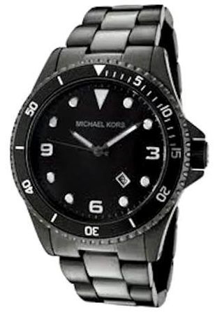 Michael Kors Mk7057 Black Ion Plated S/s Diver