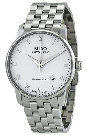 Mido Baroncelli Ii Gent Automatic Data 38mm Swiss Made M8600.4.26.1