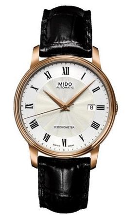 Mido Baroncelli Iii Gold Automatic Data 39mm Swiss Made M901.408.76.033.20