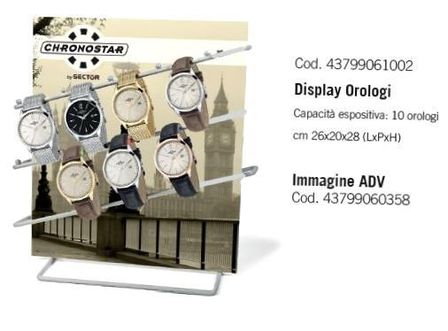 Mini Display Chronostar By Sector - Capacity 10 - 40x31x15 Cm (lxpxh) 1_43799061002