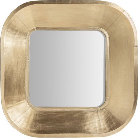 Miroir carré en laiton ZOG - L 120 x H 120 cm
