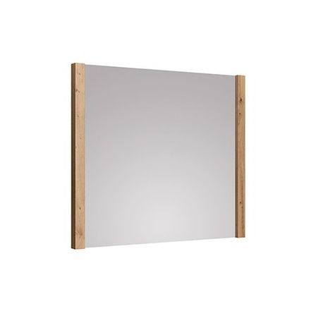 Miroir avec bords en bois MDF clair Maria