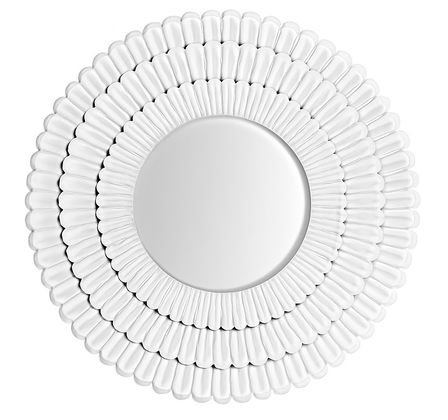 Miroir blanc KILKEY - Ø122 cm