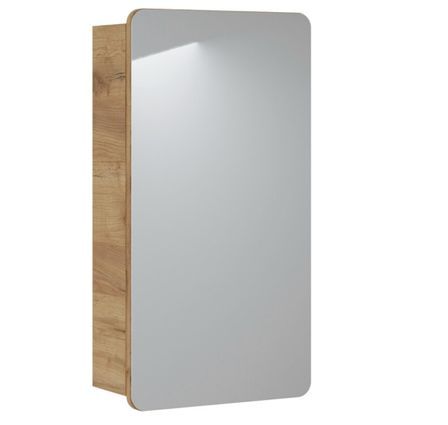Miroir de salle de bain ARUBA avec étagères de rangement