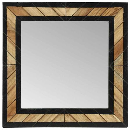 Miroir en bois massif d'acacia KIRO