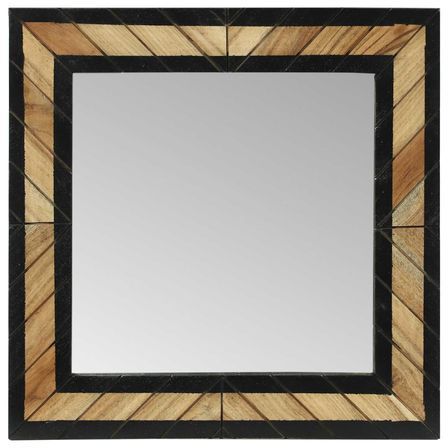 Miroir en bois massif d'acacia KIRO
