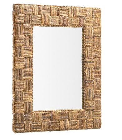 Miroir en rotin VAZO - L 80 x H 100 cm