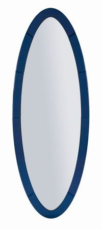 Miroir mural bleu oslo cm 55x2x150 (dimensions intérieures du miroir cm 42,5x137,5)