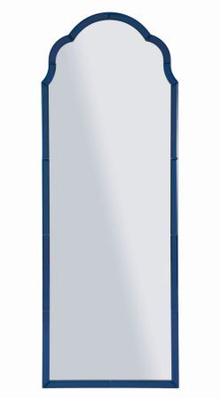 Miroir mural bleu vertical style glamour Tangier