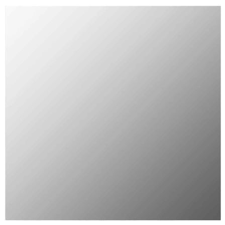 Miroir mural carré 50 x 50 cm Verre