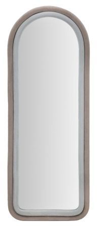 Miroir mural cloe gris velours cm 60x4x160