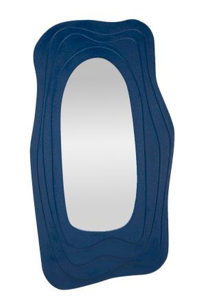 Miroir mural dafne bleu cm 90x4x165