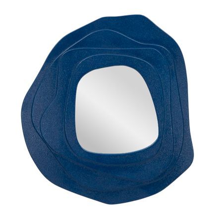 Miroir mural dalia bleu cm 90x4x97