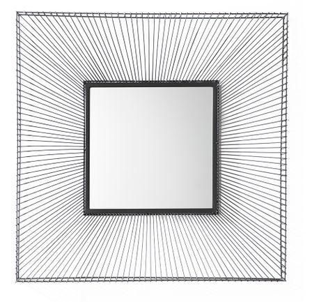 Miroir mural design carré KOOM – L 90 x H 90 cm