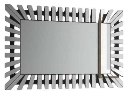 Miroir mural design rectangulaire YAKY - L 80 x H 120 cm