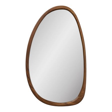 Miroir mural en bois marron LUXON – L 38.5 × H 64.5 cm