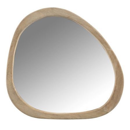 Miroir mural manguier massif clair Liray L 60 cm