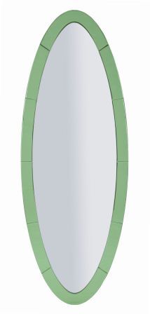 Miroir mural oslo vert cm 55x2x150 (dimensions intérieures du miroir cm 42,5x137,5)
