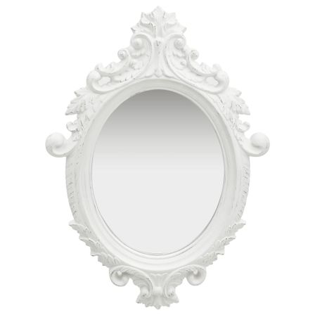 Miroir mural ovale CASTEL style baroque - L 56 x H 76 cm