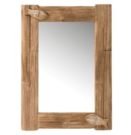 Miroir mural paulownia massif clair Azura