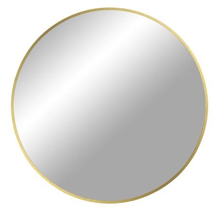 Miroir mural rond en aluminium MADRID – Ø 60 ou Ø 80 cm