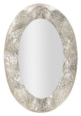 Miroir ovale argelux cm 87,5 x 6,5 x 128 (dimensions intérieures du miroir : 55 x 93 cm)