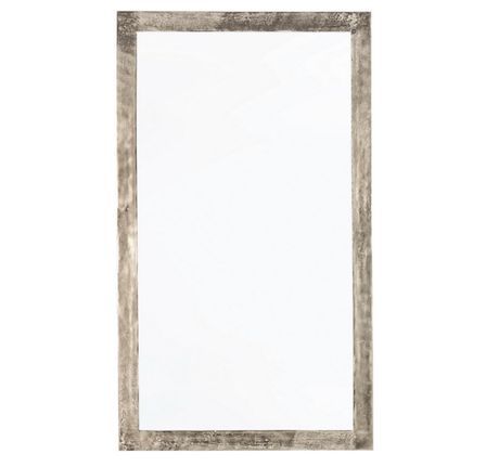 Miroir rectangulaire aluminium vieilli BRINA – L 65 x H 118 cm