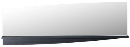 Miroir rectangulaire bois anthracite mate Klype 159 cm