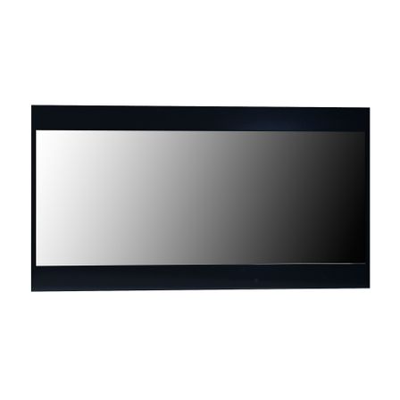Miroir rectangulaire bois laqué noir Quinze