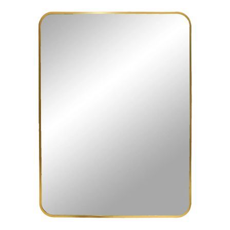 Miroir rectangulaire en aluminium MADRID – L 50 x H 70 cm