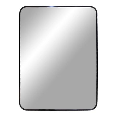 Miroir rectangulaire en aluminium MADRID – L 50 x H 70 cm
