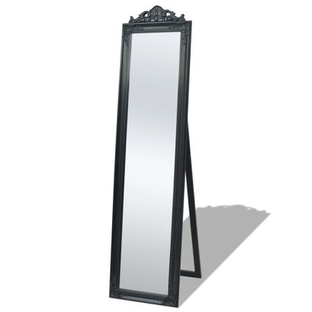Miroir sur pied CASTEL style baroque - L 40 x H 160 cm