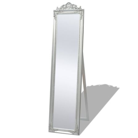 Miroir sur pied CASTEL style baroque - L 40 x H 160 cm
