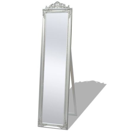 Miroir sur pied CASTEL style baroque - L 40 x H 160 cm