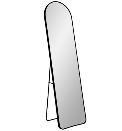 Miroir sur pied en aluminium MADRID – L 40 x H 150 cm