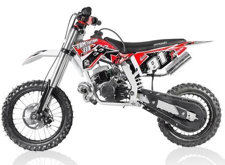 Moto cross 50cc Racing 14/12 9cv automatique Kick starter rouge 2