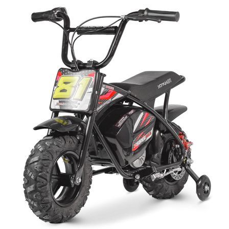 Moto électrique enfant avec petites roues 250W 24V rouge Strike