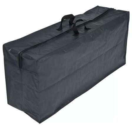Nature Housse de protection pour coussins d'extérieur 128x57x37 cm