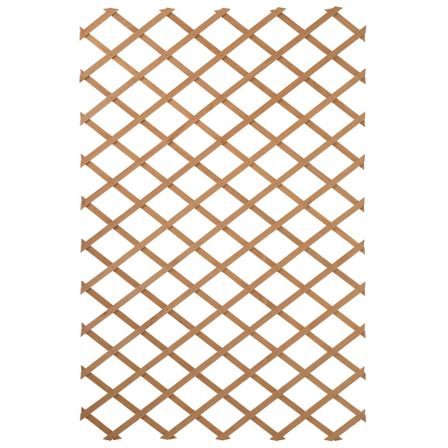 Nature Palissade de jardin 50 x 150 cm Bois Naturel 2