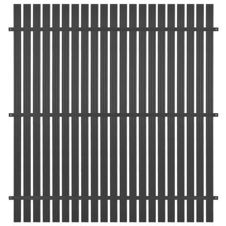 Panneau de clôture Aluminium 180x180 cm Anthracite